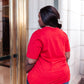 Amour Tee in Cherry Red