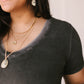 Andy Top in Faded Black