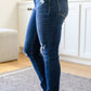 Judy Blue Slanted Raw Hem Skinny Jeans