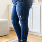 Judy Blue Slanted Raw Hem Skinny Jeans