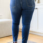 Judy Blue Slanted Raw Hem Skinny Jeans