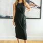 Another New Day Midi Dress in Black