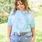 Aqua Escape Tie Dye Top
