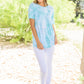 Aqua Escape Tie Dye Top