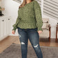 Ariana Printed Top in Olive