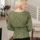 Ariana Printed Top in Olive