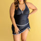 Aruba Two Piece Adjustable Skirt Swimsuit