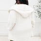 RACK SALE At The Lodge Fuzzy Cardigan in Off White - MEDIUM