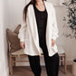 RACK SALE At The Lodge Fuzzy Cardigan in Off White - MEDIUM