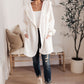 RACK SALE At The Lodge Fuzzy Cardigan in Off White - MEDIUM