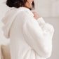 RACK SALE At The Lodge Fuzzy Cardigan in Off White - MEDIUM
