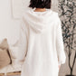 RACK SALE At The Lodge Fuzzy Cardigan in Off White - MEDIUM