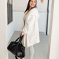 RACK SALE At The Lodge Fuzzy Cardigan in Off White - MEDIUM