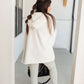 RACK SALE At The Lodge Fuzzy Cardigan in Off White - MEDIUM
