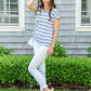 Ava Striped Top