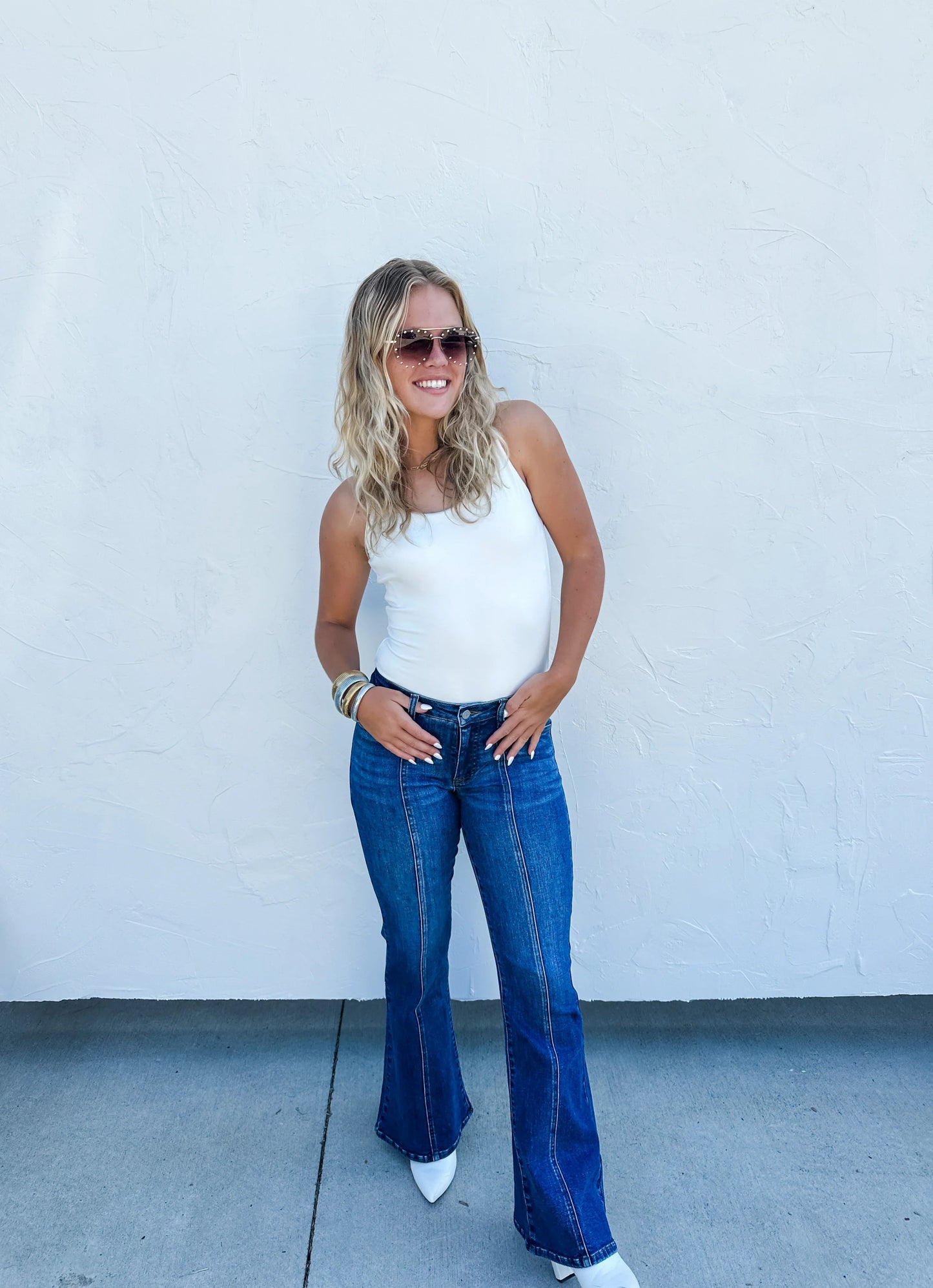 PREORDER: Stella Mid Rise Jeans Short 29" Inseam