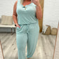 Relaxing Weekend Sleeveless Jumpsuit