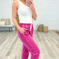 Unconditional Comfort Joggers in Magenta
