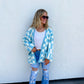 PREORDER: Beverly Checkered Cardigan in Four Colors