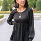 Back in Black Baby Doll Top
