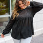 Back in Black Baby Doll Top