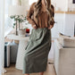 Back to Life V-Neck Sweater in Mocha