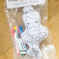 Ballerina Doodle Coloring Activity Doll