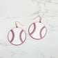PREORDER: Acrylic Sports Dangle Earrings in Assorted Styles