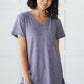 Basic V-neck in Navy
