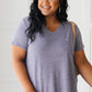 Basic V-neck in Navy
