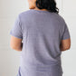 Basic V-neck in Navy