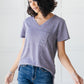 Basic V-neck in Navy