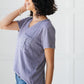 Basic V-neck in Navy