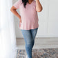 Basic V-neck in Pink