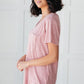 Basic V-neck in Pink