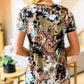 Baskets of Flowers Floral Tee