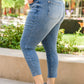Becca Hi-Waisted Embroidered Pocket Relaxed Jeans