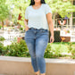 Becca Hi-Waisted Embroidered Pocket Relaxed Jeans