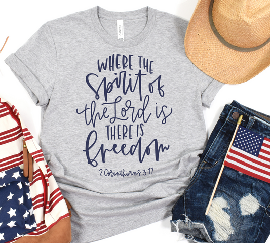 PREORDER: Where the Spirit of the Lord Graphic Tee