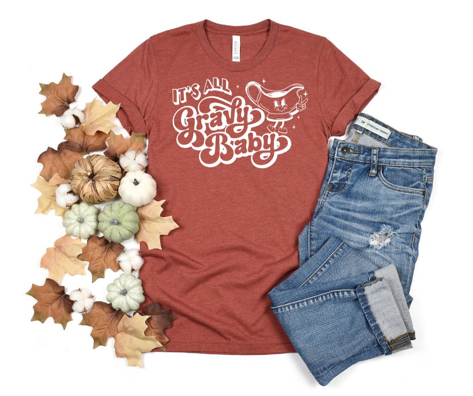 PREORDER: It's All Gravy Baby Graphic Tee In Two Colors