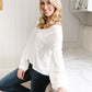 Bellissimo Draped V-neck Sweater