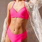 Beside the Bay Pink Swimsuit Top