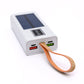 Best Life Solar Powered Portable Charger in White