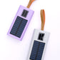 Best Life Solar Powered Portable Charger in White