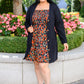 Bet On It Shirred Long Sleeve Floral Dress