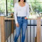 Judy Blue Frayed Hem Detail Skinny Jeans