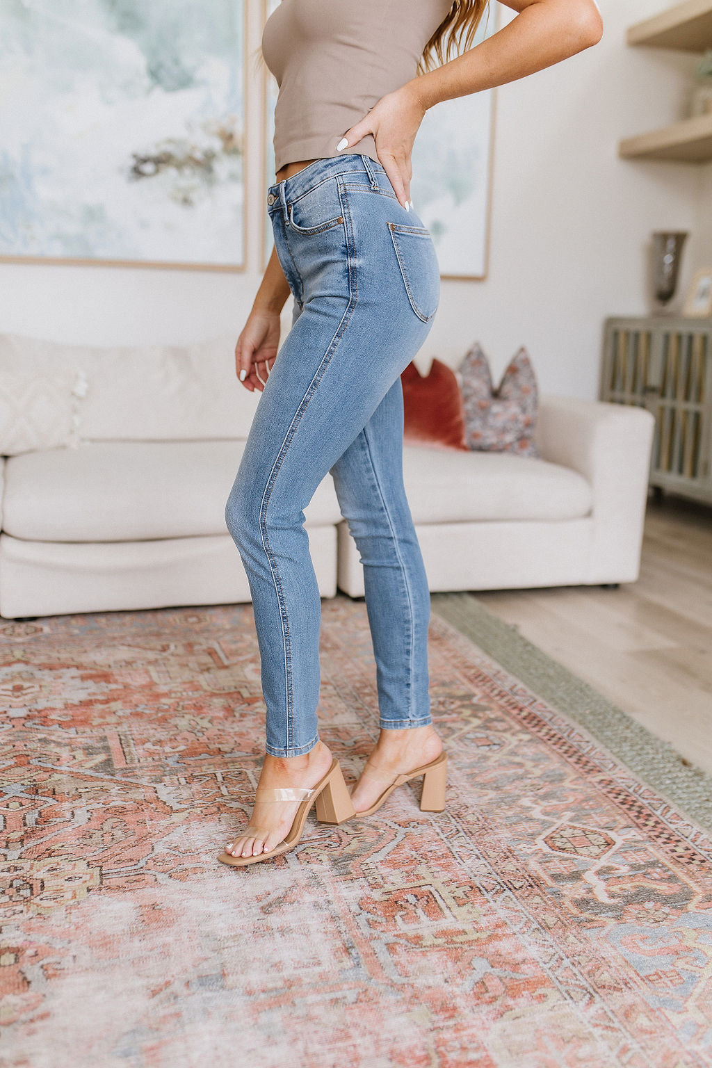 Judy Blue Betsy High Rise Tummy Control Skinny Jeans