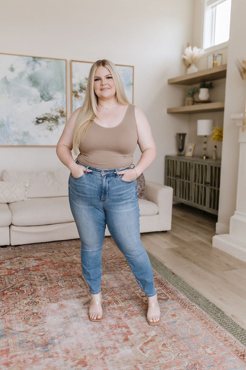 Judy Blue Betsy High Rise Tummy Control Skinny Jeans