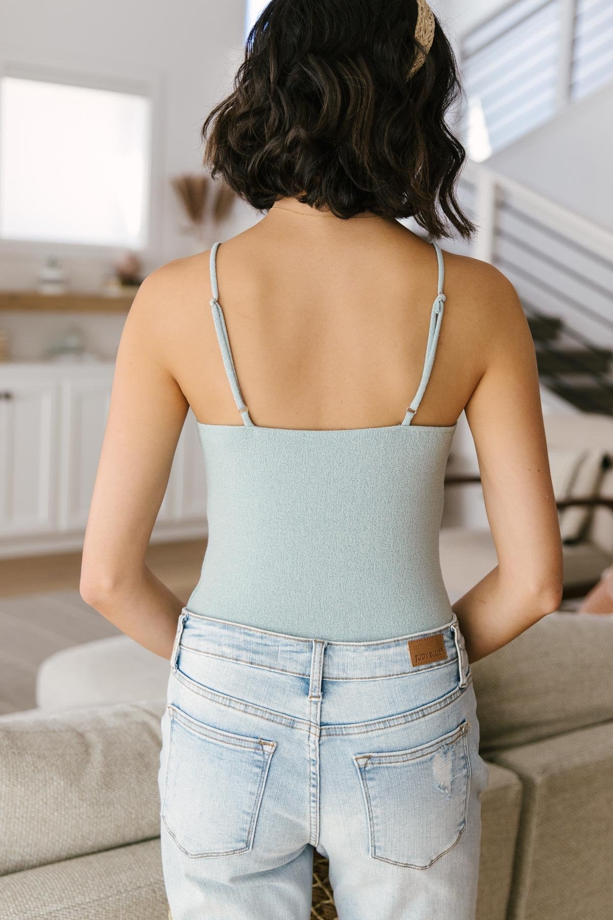 Better Or Best Seafoam Tank Bodysuit