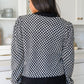 Big City Nights Checkered Cardigan